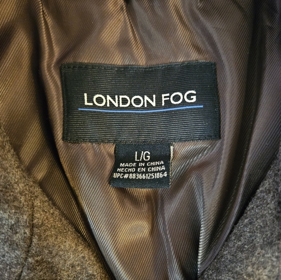 nwot London Fog Wool Peacoat men's L - Picture 4 of 7